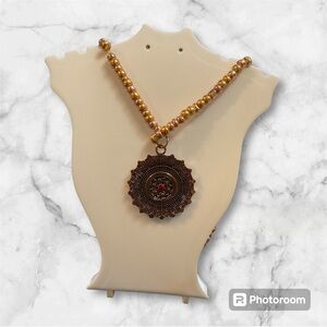 Handmade with love necklace.